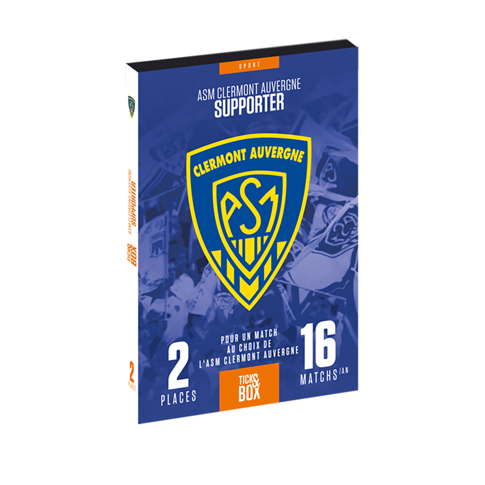 Coffret cadeau Tick&Box - Supporters ASM Clermont
