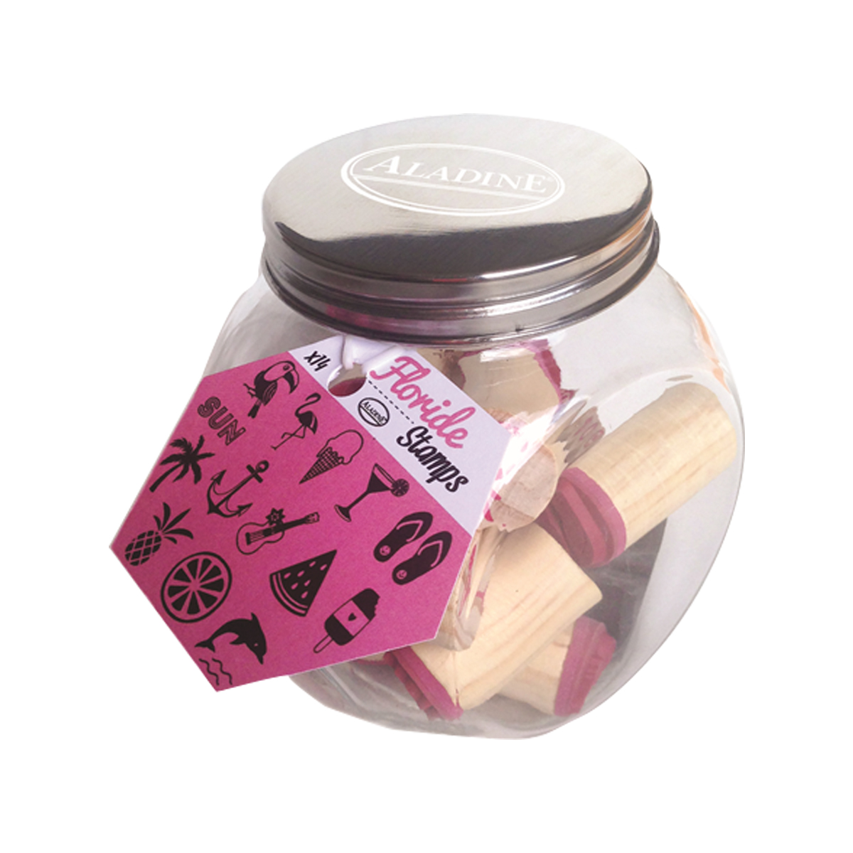 Stampo bocal Floride - 14 tampons bois