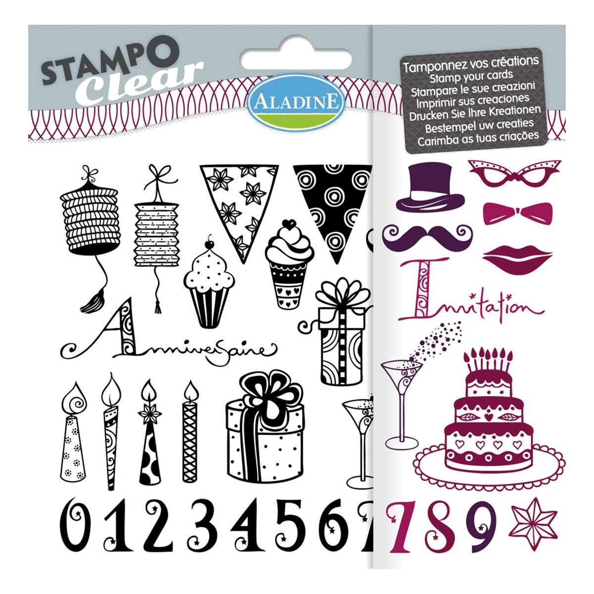 Stampo clear - Anniversaire adulte