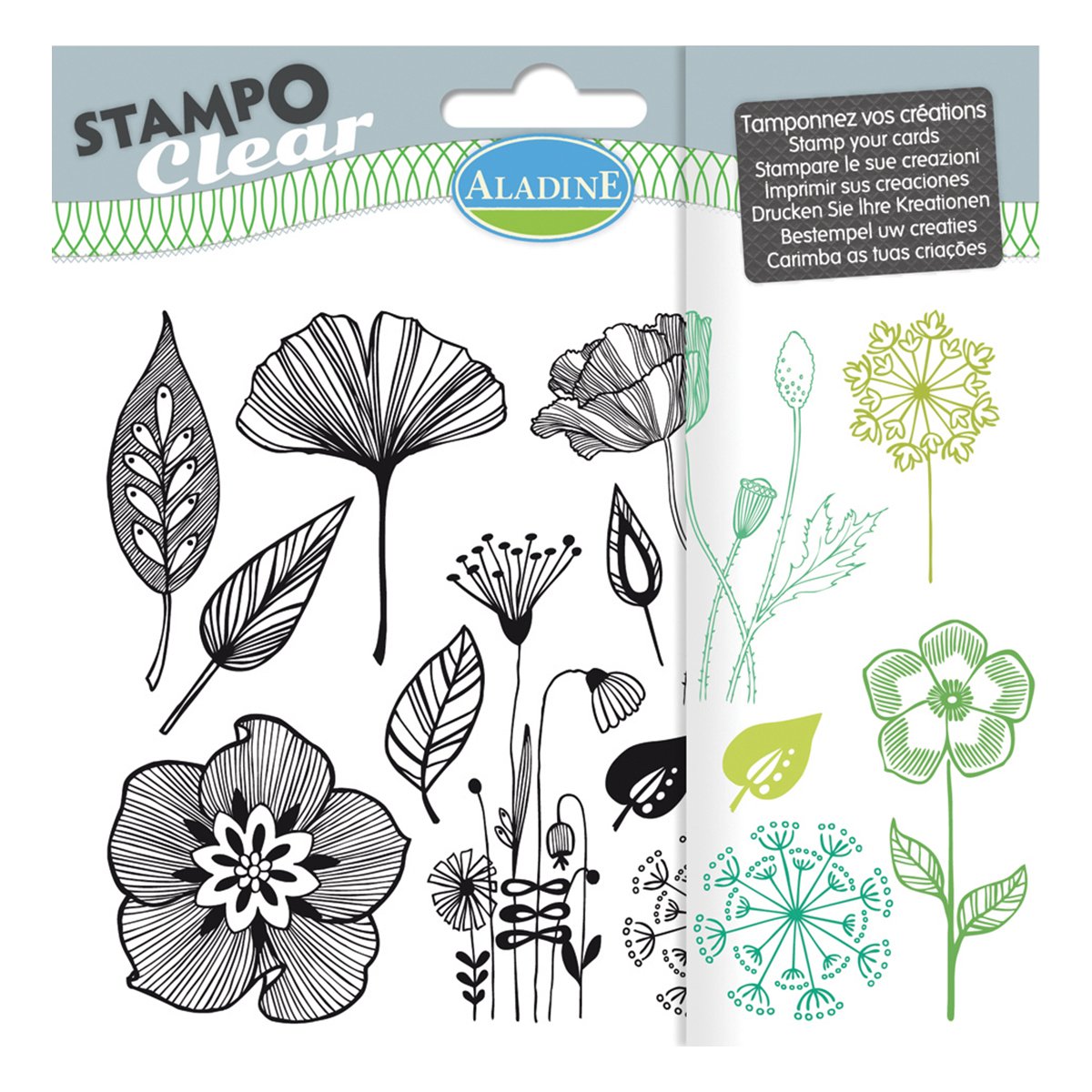 Stampo clear - Fleurs