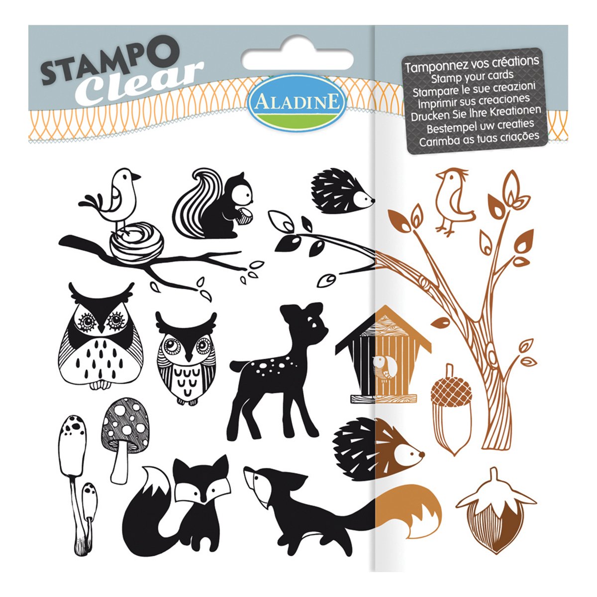 Stampo clear - Forêt