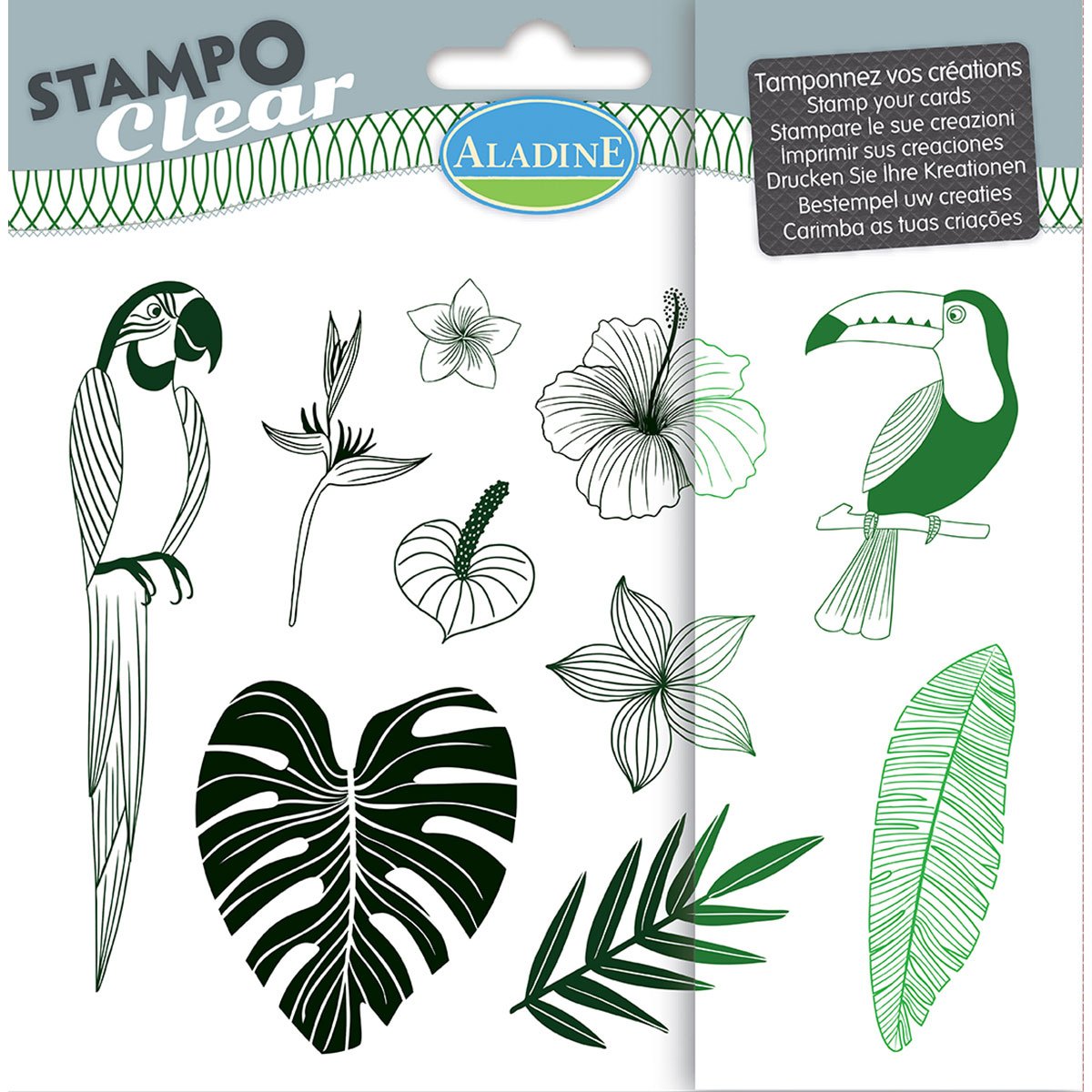 Stampo Clear - Jungle 