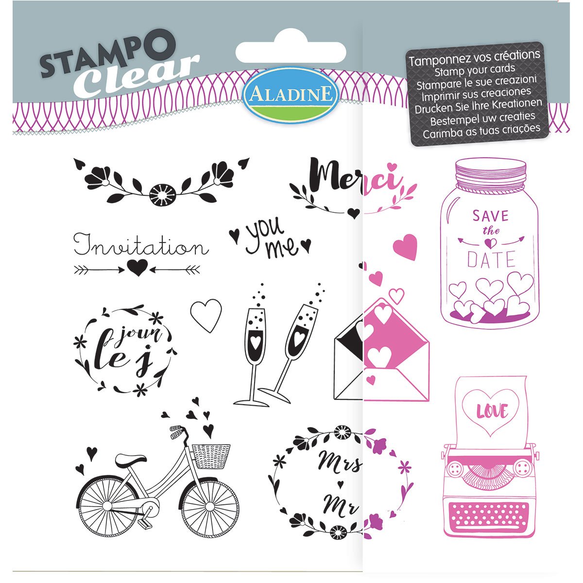 Stampo clear - Mariage