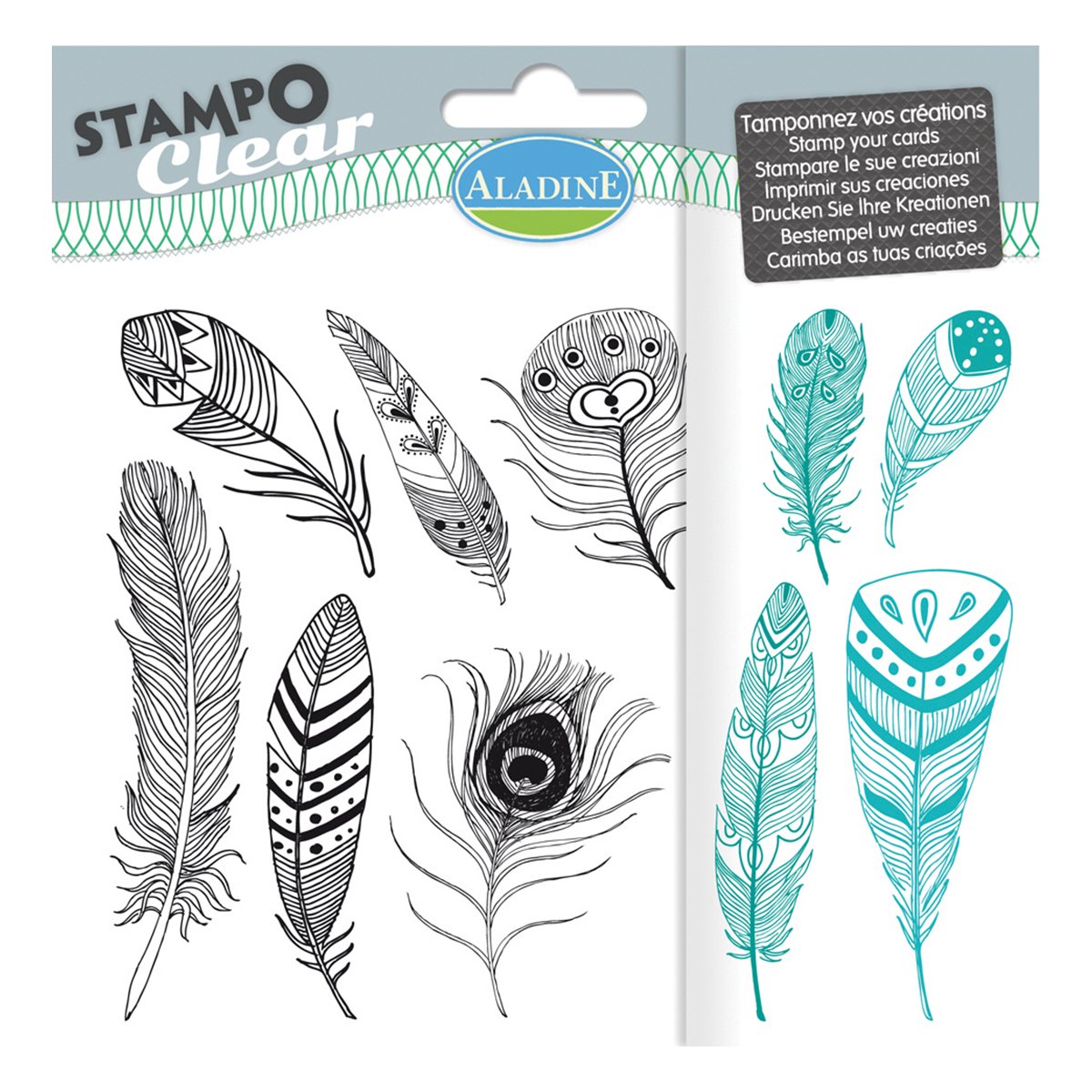 Stampo clear - Plumes