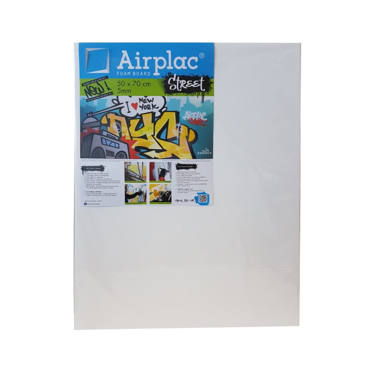 Carton mousse Street Art - 50x70 cm 