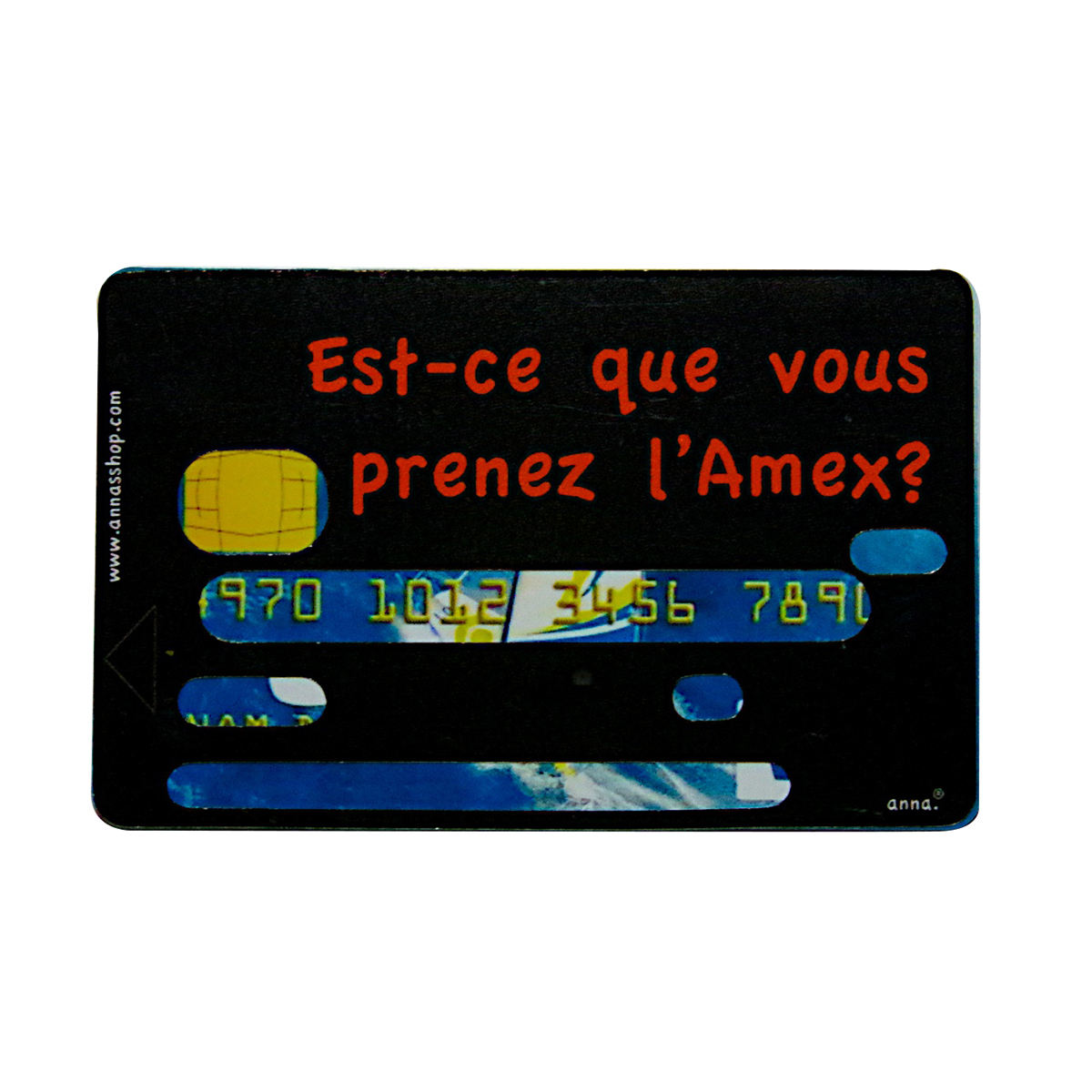 Stickers décoratif Américan Express pour carte bleue 
