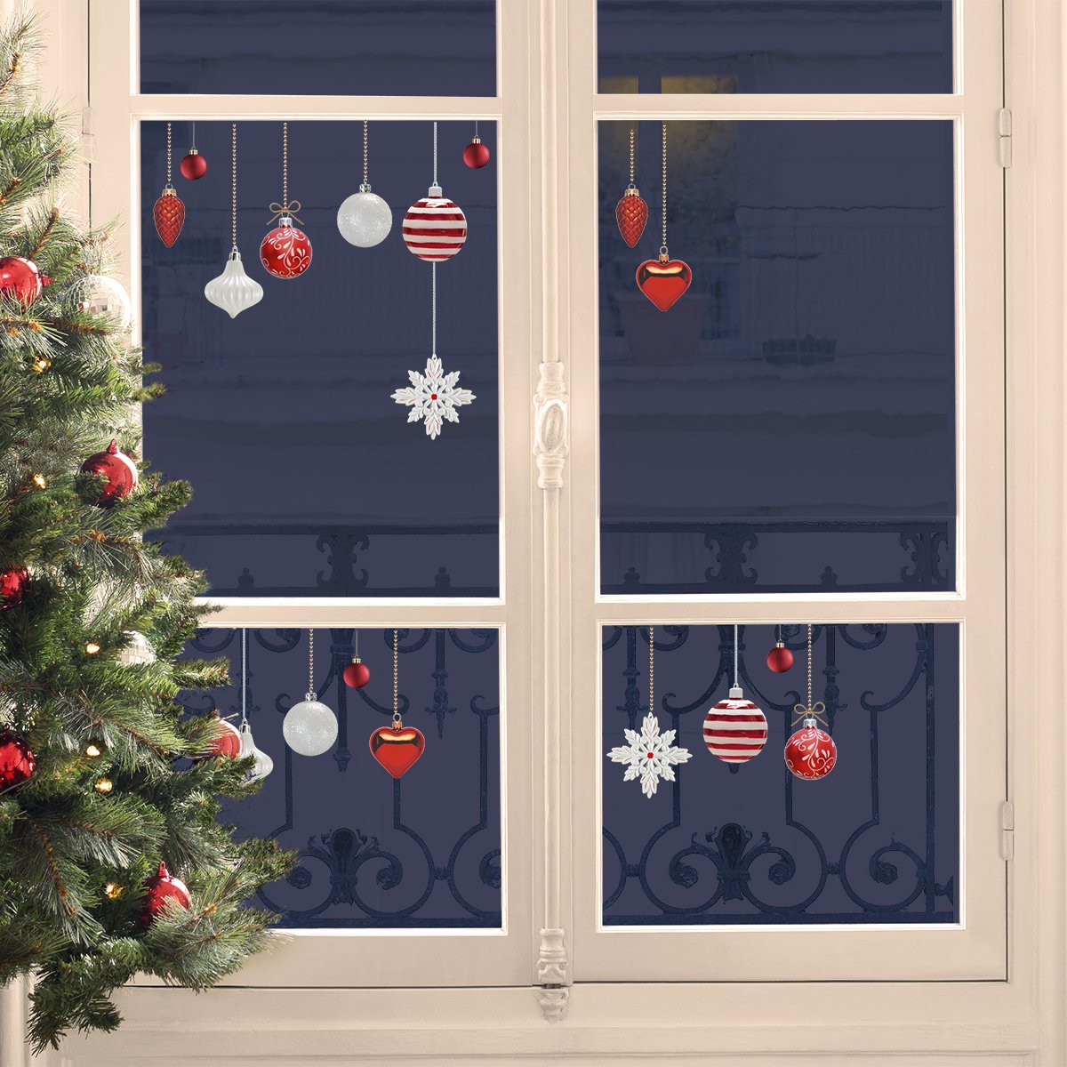 Stickers Noël - Boules de noël - Nouvelles Images