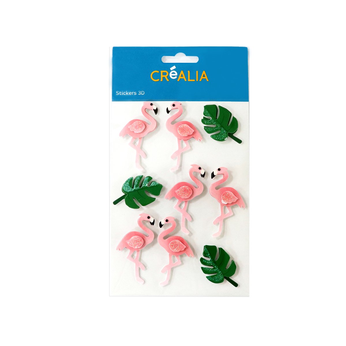 Stickers 3D flamand rose - Créalia
