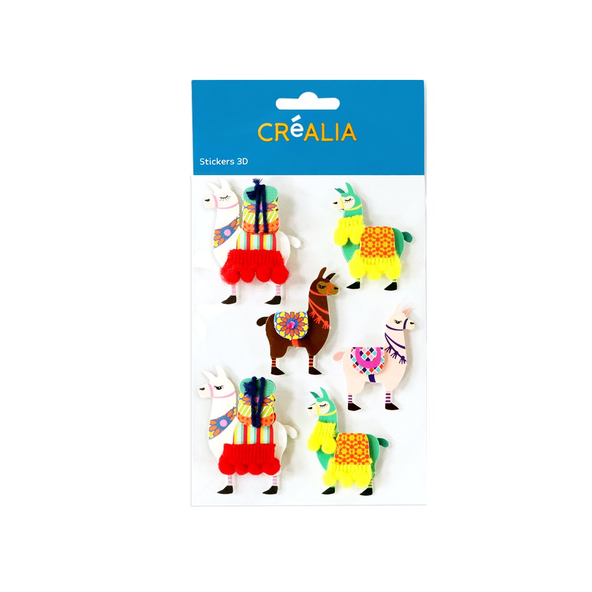 Stickers 3D lama - Créalia