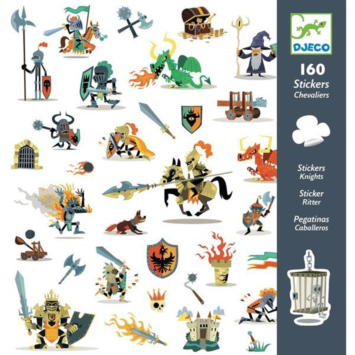 160 stickers chevalier