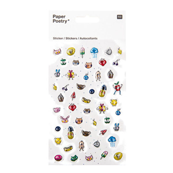 Stickers epoxy - Magical summer Visages