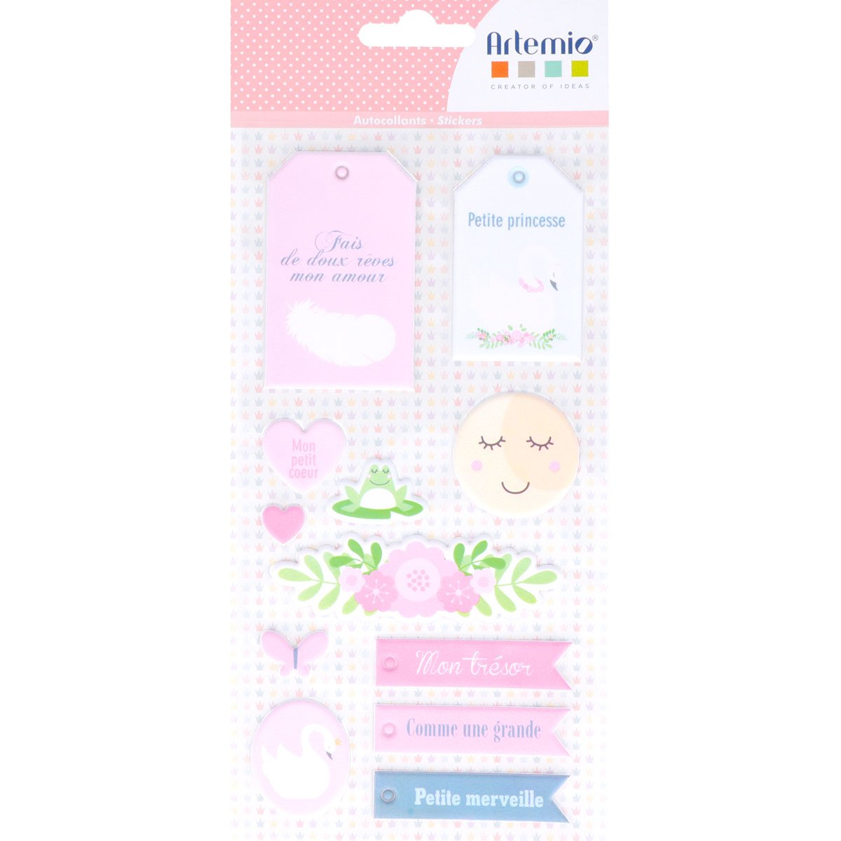 Planche stickets Puffy XL - Lovely Swan