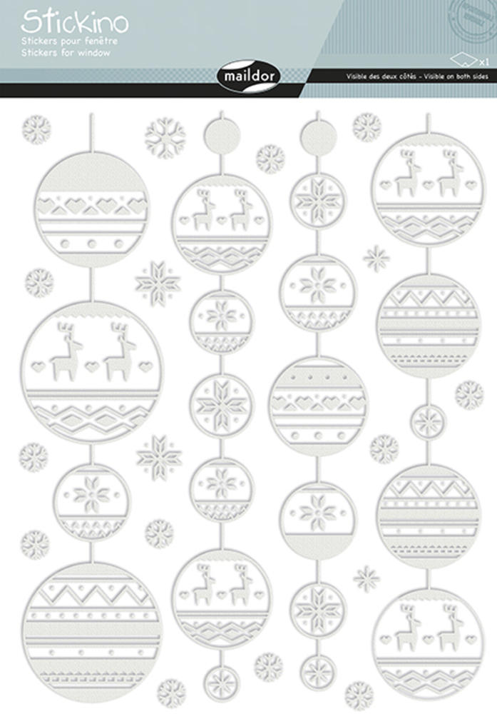 Stickino Noel - Guirlandes - 38x30cm