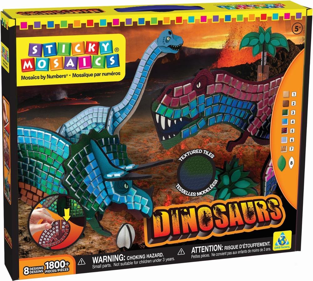 Sticky Mosaics® Dinosaures