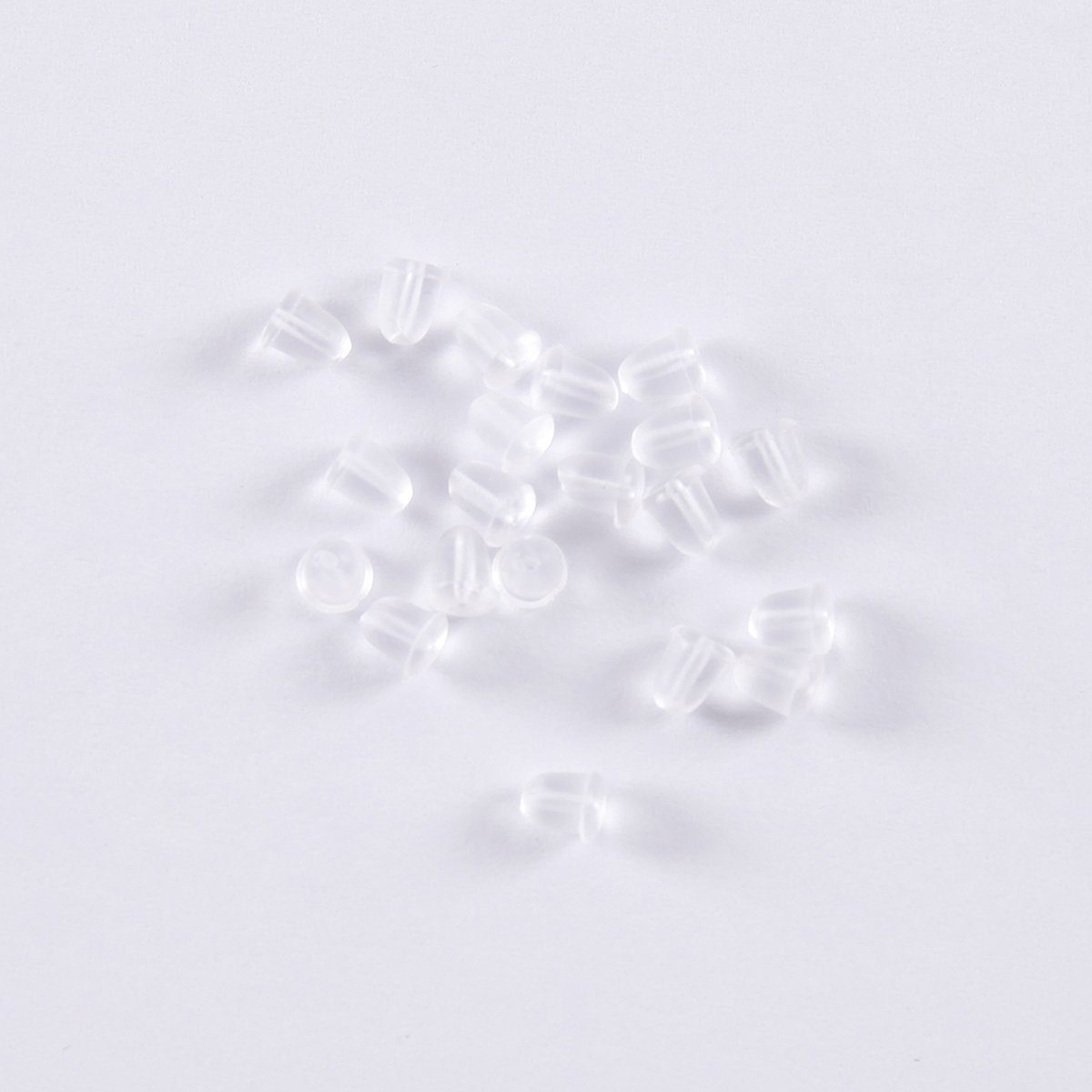 20 embouts boucles d'oreille stoppeurs moyens - Créalia