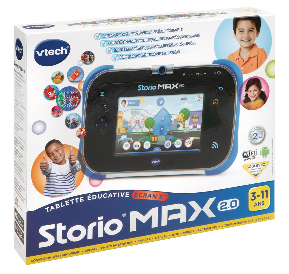 Storio tablette max 2.0 5 VTech - Bleu