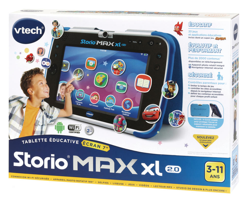 Storio tablette max XL 2.0 VTech - Bleu