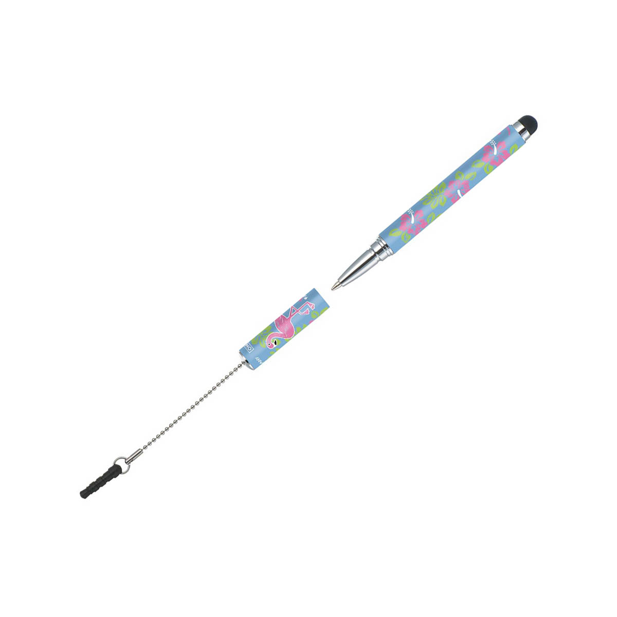 Stylo bille - I-charm - Design flamingo