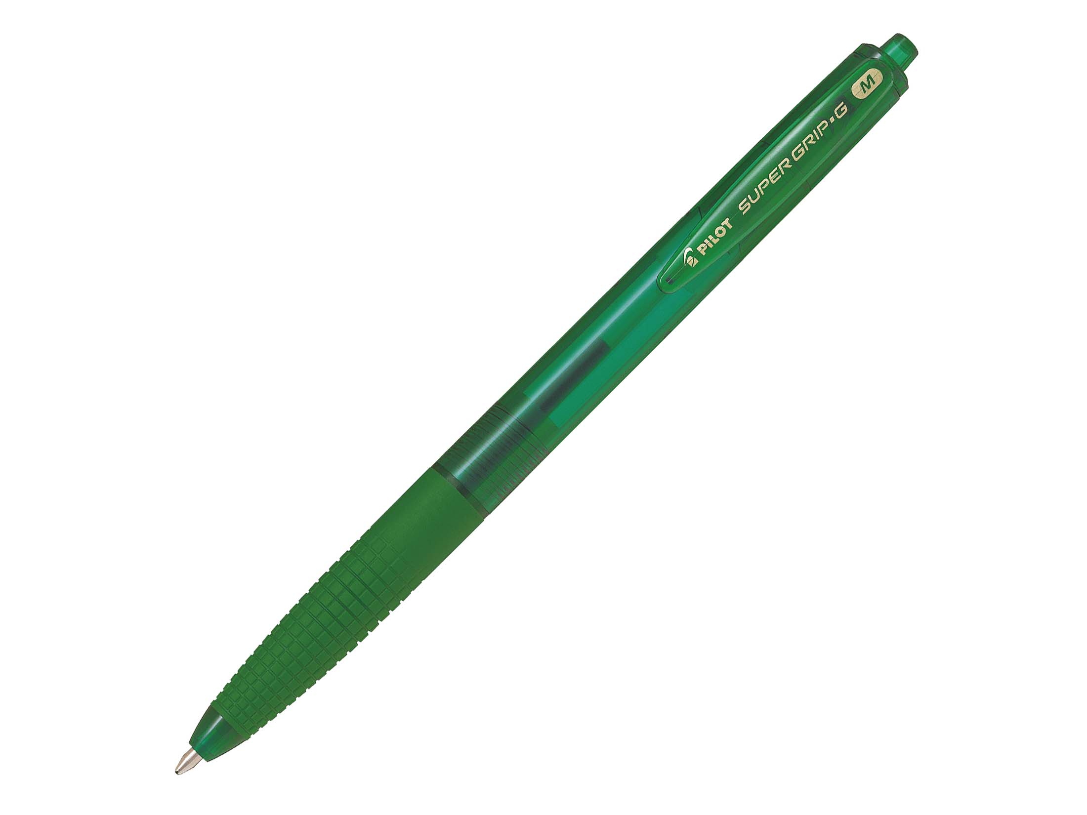 Stylo-bille - Super Grip G - rétractable - pointe moyenne - vert