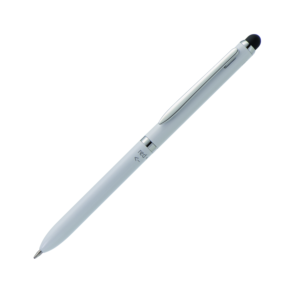 Stylo-bille Tactile - 3 en 1 - blanc