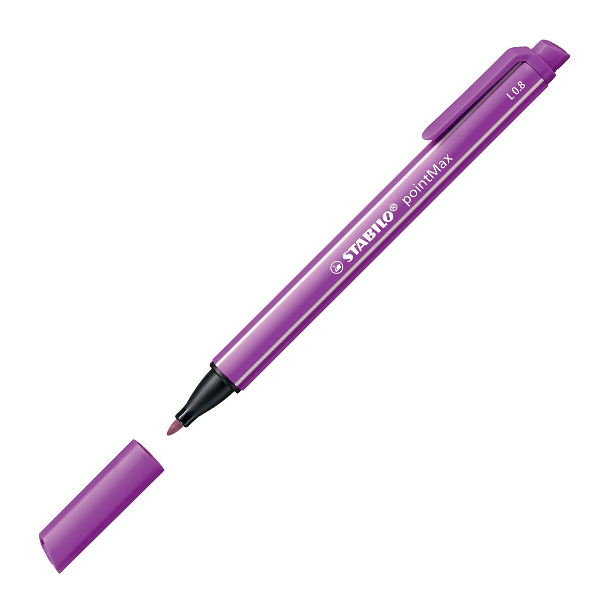 Stylo-feutre pointe moyenne en nylon pointMax - Lilas