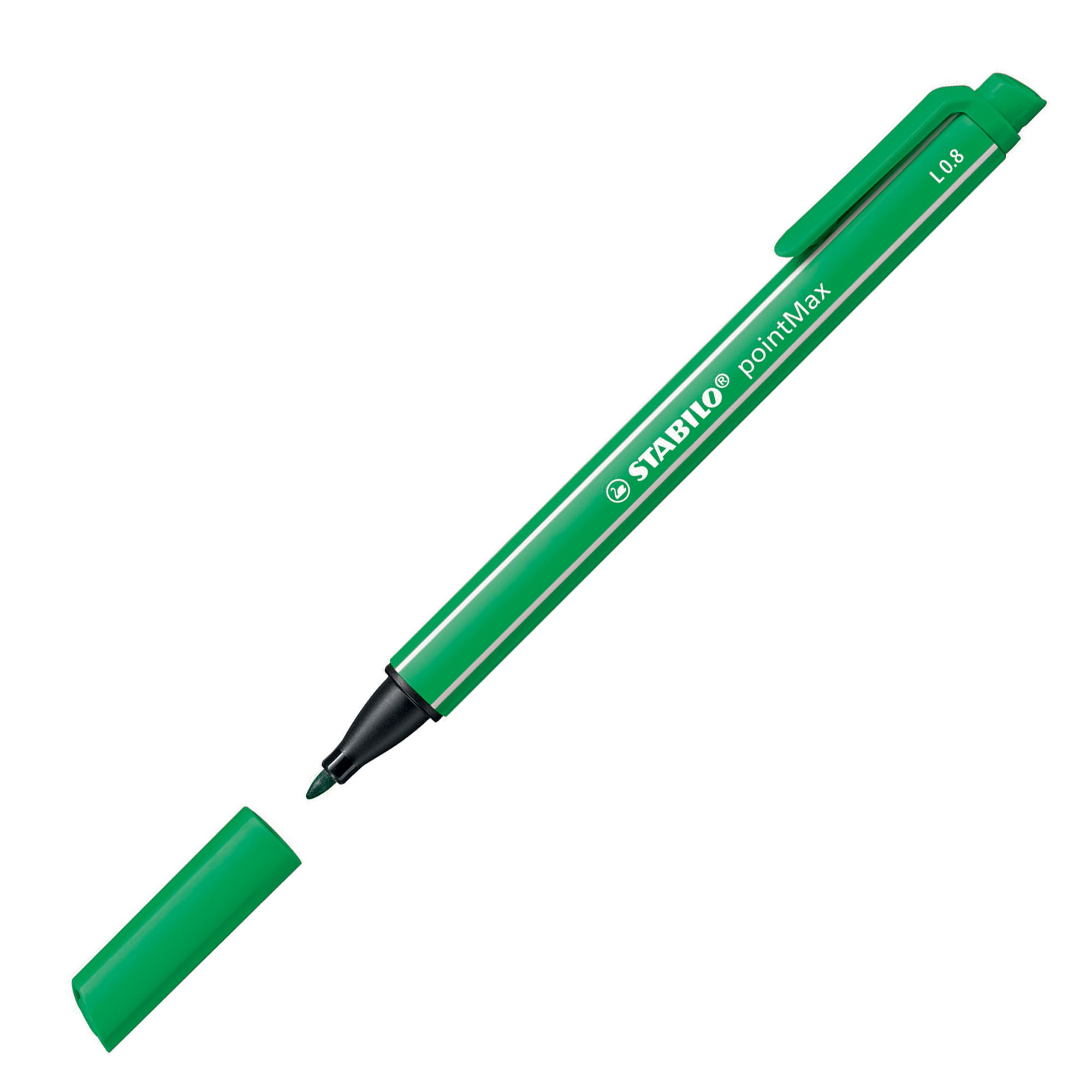 Stylo-feutre pointe moyenne en nylon pointMax - Vert