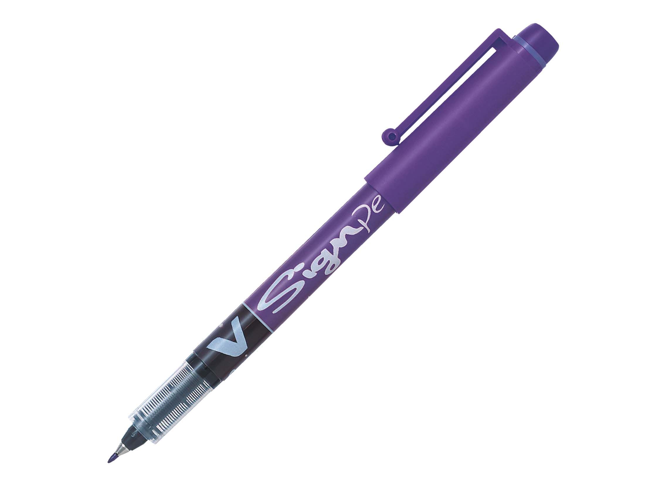Stylo-feutre encre liquide - Vsign Pen - pointe conique moyenne - violet