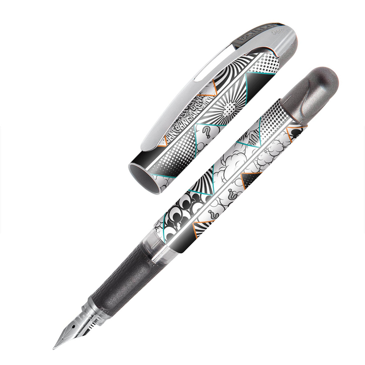 Stylo-plume - Collège - Comic Pattern