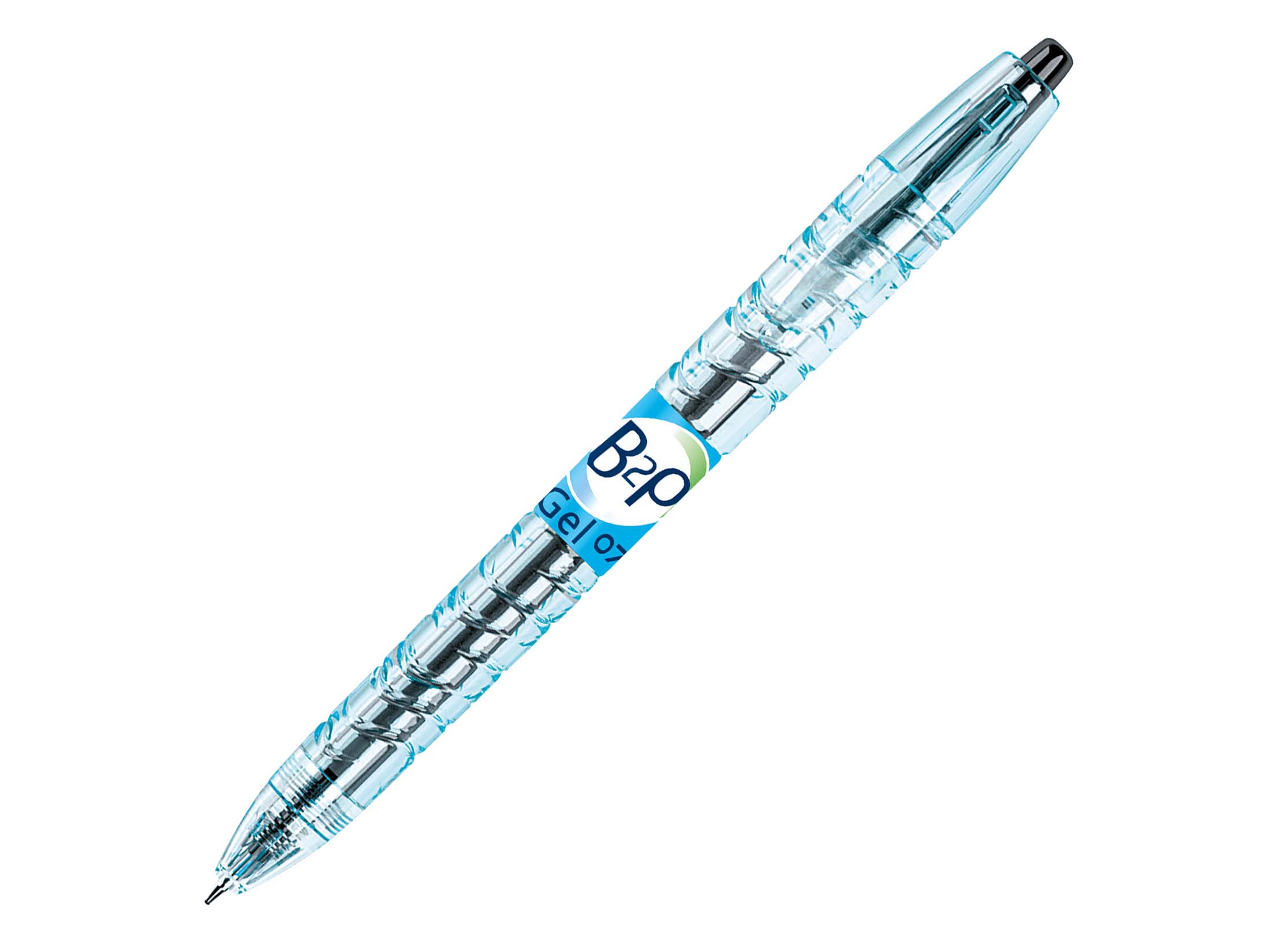 Stylo-roller Gel - B2P - rétractable - Pointe moyenne - noir