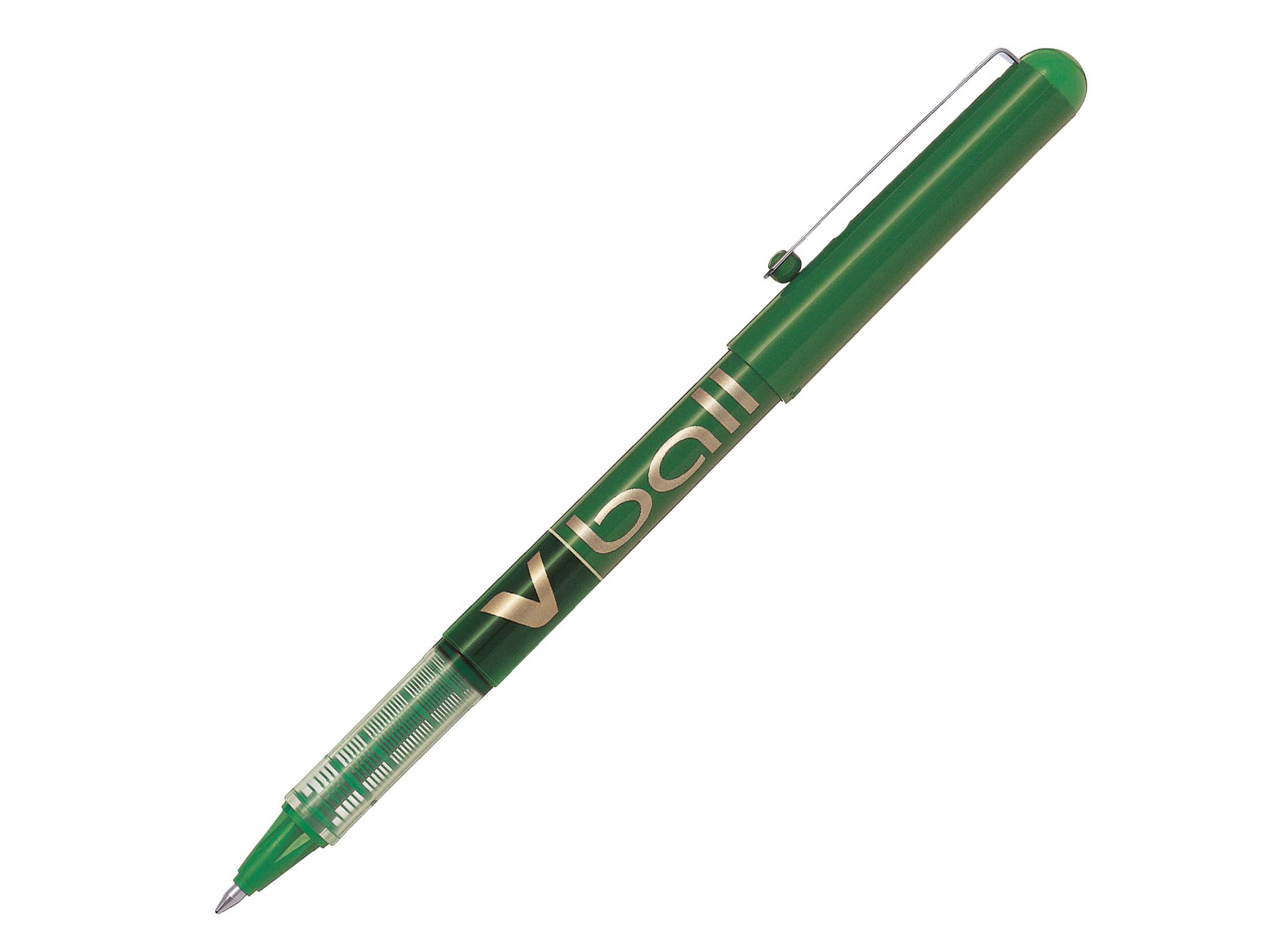 Stylo-roller encre liquide - V-ball 07 - Pointe conique moyenne - vert
