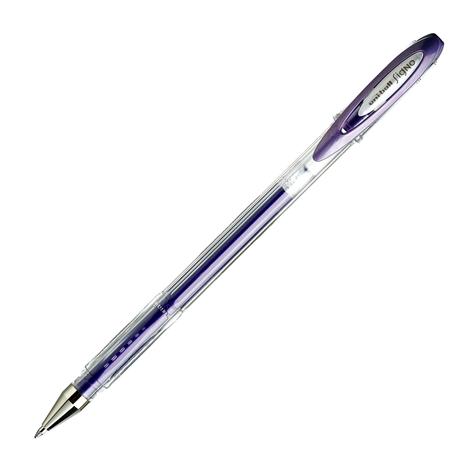 Stylo-roller Signo platine - violet