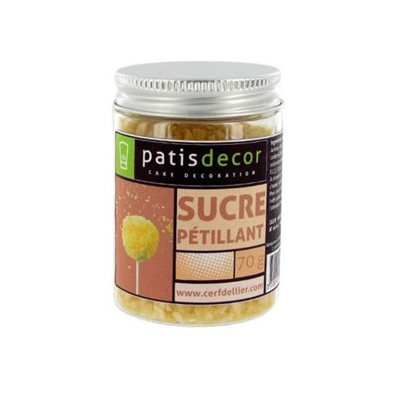 Sucre pétillant nature - 70 g - Patisdécor