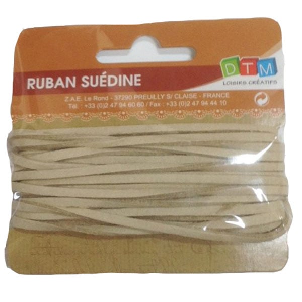 Lacet suédine 5m - marron