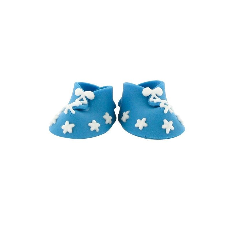 Sujet comestible - Chaussons bleus