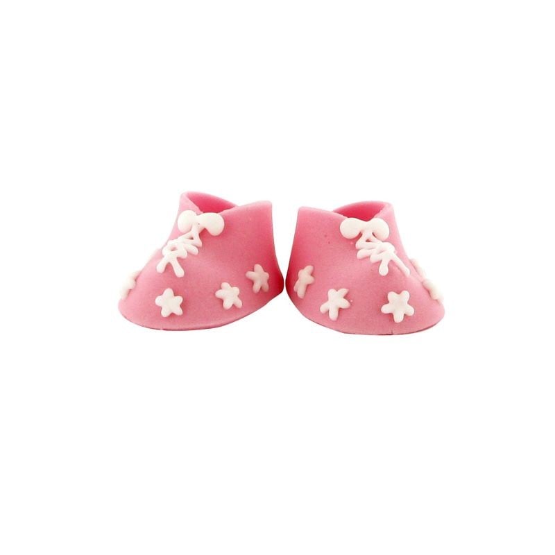 Sujet comestible - Chaussons roses