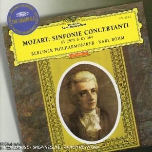 SYMPHONIE CONCERTANTE KV 297B, SYMPHONIE CONCERTANTE KV 364