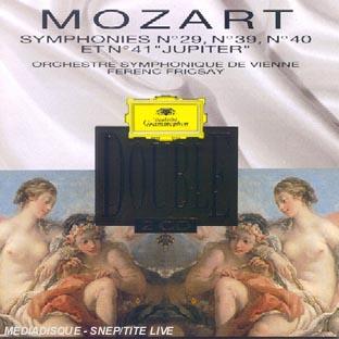 Mozart : Symphonies n°29, n°39, n°40, n°41 Jupiter