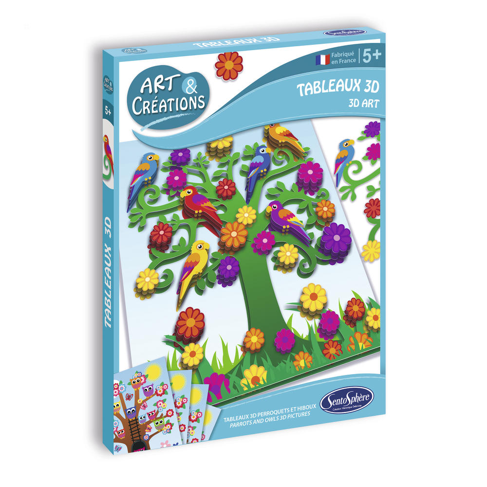 Tableaux 3D Arbres à oiseaux