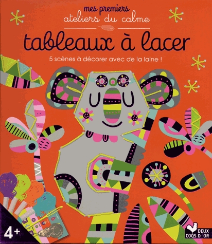 Tableaux à lacer - 5 scènes à décorer avec de la laine !
