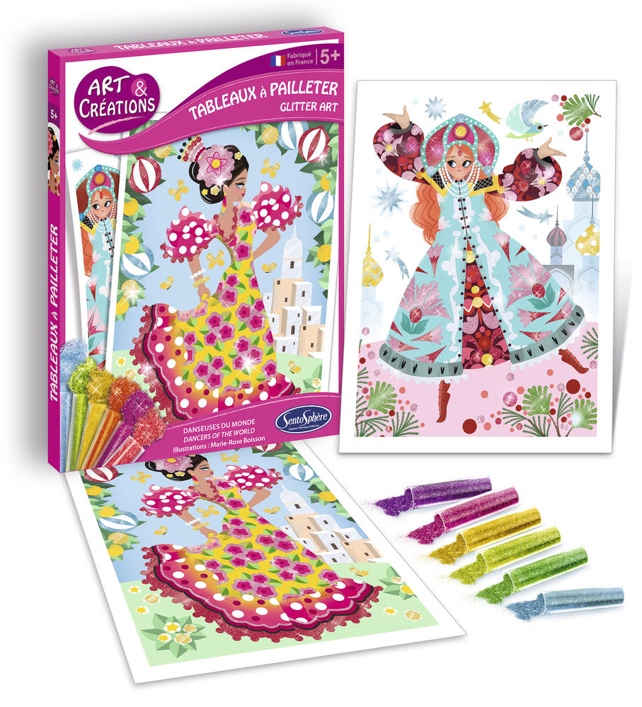 Tableaux à pailleter - Danseuses du monde - Sentosphère