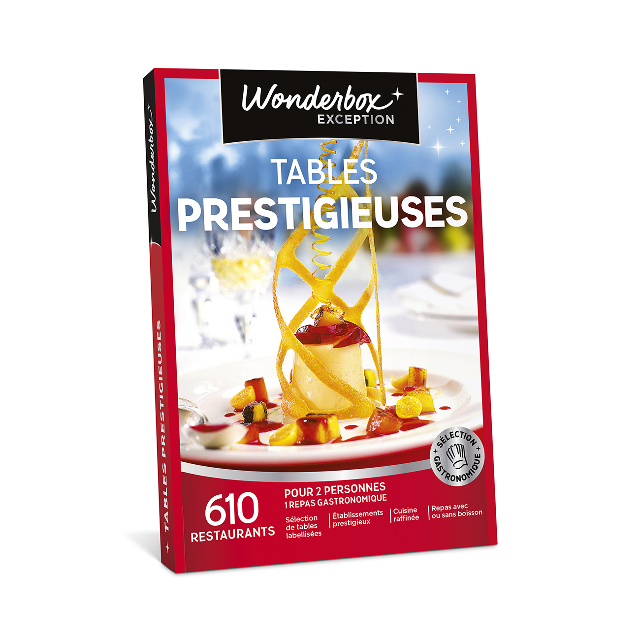 Coffret cadeau Wonderbox - Tables prestigieuses