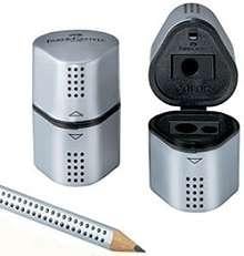 Taille crayon Grip trio gris - Faber Castell