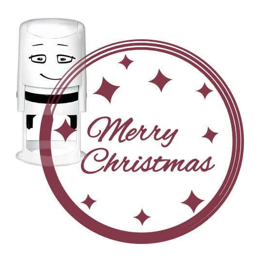 Tampon transparent Joyeux Noël