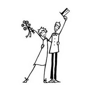 Tampon b jeunes maries