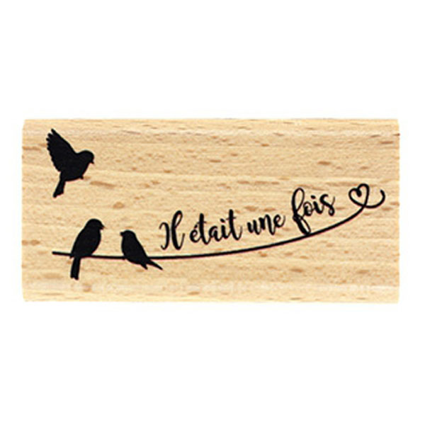 Tampon bois - Il était une fois - Florilèges Design