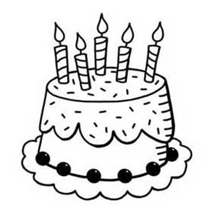 Tampon c gateau anniversaire