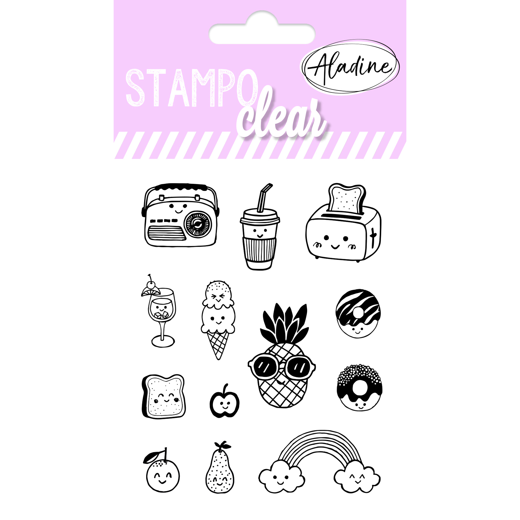 Tampon transparent Kawai