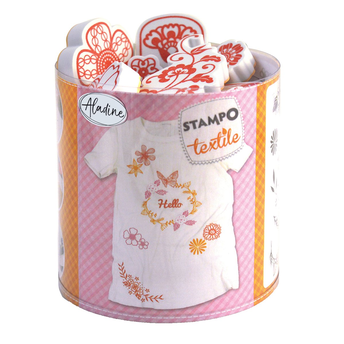 Stampo Textile - Couronne de fleur