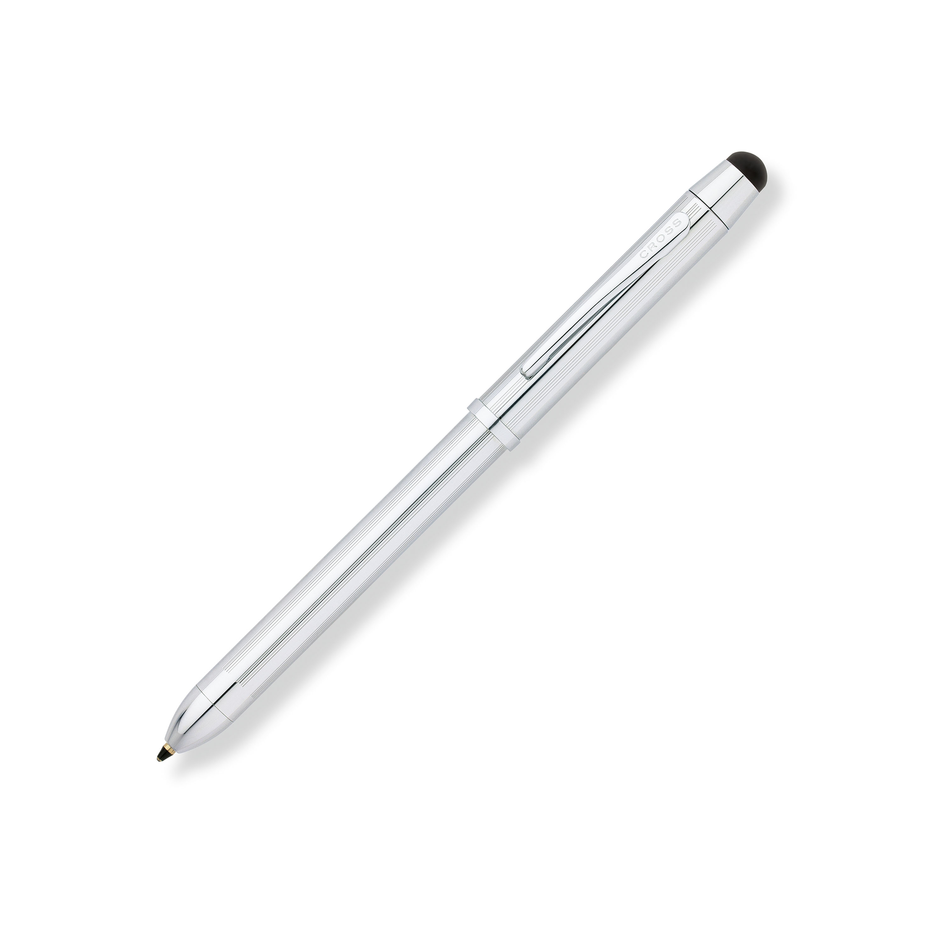 Stylo bille multifontions Tech3+ Chrome brillant