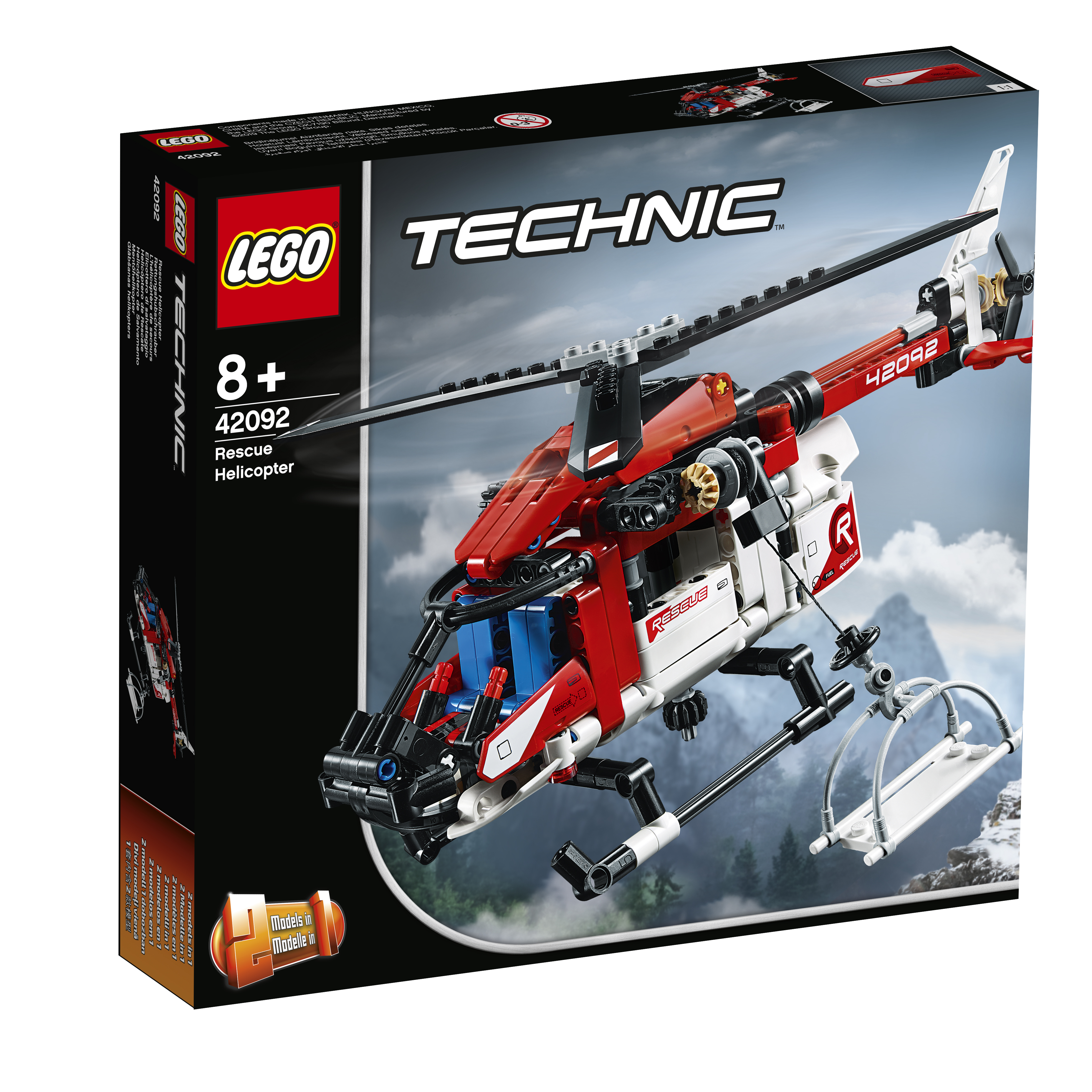  L’hélicoptère de secours - LEGO® Technic - 42092